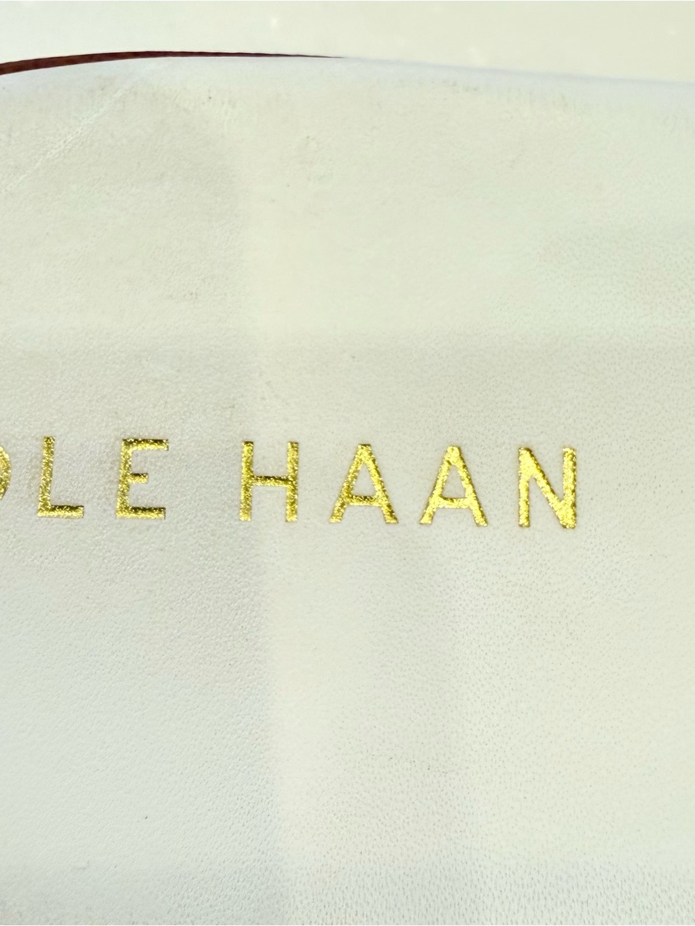 Women's SANDALS Cole Haan Flynn Logo Slide - WHITE LEATHER Sz 8.5 - Picture 6 of 14